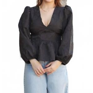 NEW SINCERELY OURS grace top in black